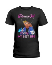 february girl Ladies T-Shirt front