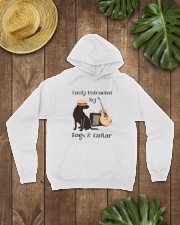 easilly distracted dogs and guitar Hooded Sweatshirt lifestyle-unisex-hoodie-front-7
