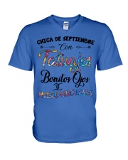 septiembre tatuajes V-Neck T-Shirt thumbnail