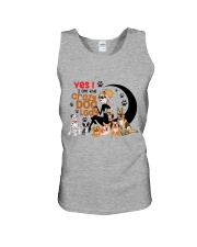 crazy dog Unisex Tank thumbnail