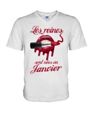 janvier les reinees V-Neck T-Shirt thumbnail