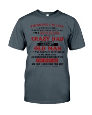 crazy dad born in september Classic T-Shirt thumbnail