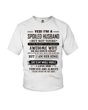 yes i'm a spoiled husband january Youth T-Shirt thumbnail