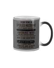 yes i'm a spoiled husband january Color Changing Mug thumbnail