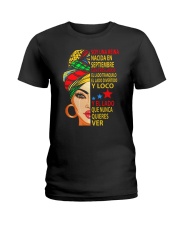 septiembre soy una reina Ladies T-Shirt front