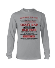 crazy dad born in august Long Sleeve Tee thumbnail