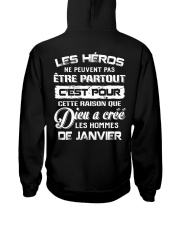 janvier les heros Hooded Sweatshirt thumbnail