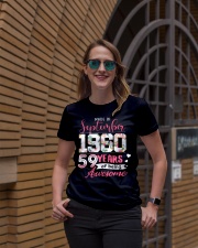 made in september 1960 Ladies T-Shirt lifestyle-women-crewneck-front-2