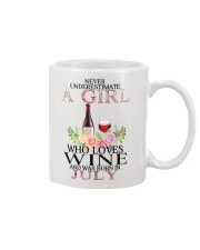 july who loves wine Mug thumbnail
