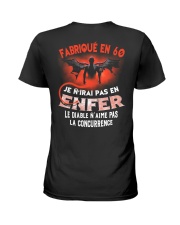 je n'irai pas en 60 Ladies T-Shirt thumbnail