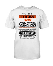 i have a freaking awsome mom december Classic T-Shirt front