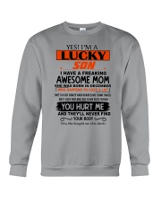 i have a freaking awsome mom december Crewneck Sweatshirt thumbnail