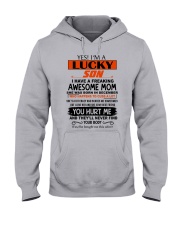 i have a freaking awsome mom december Hooded Sweatshirt thumbnail