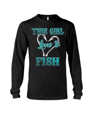 this girl love to fish Long Sleeve Tee thumbnail