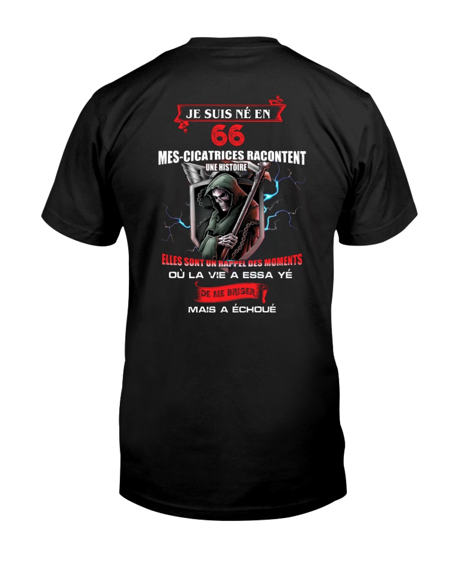 je suis ne en 66 Classic T-Shirt