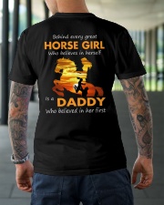 horse girl Classic T-Shirt lifestyle-mens-crewneck-back-3