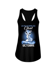 chat octobre Ladies Flowy Tank thumbnail