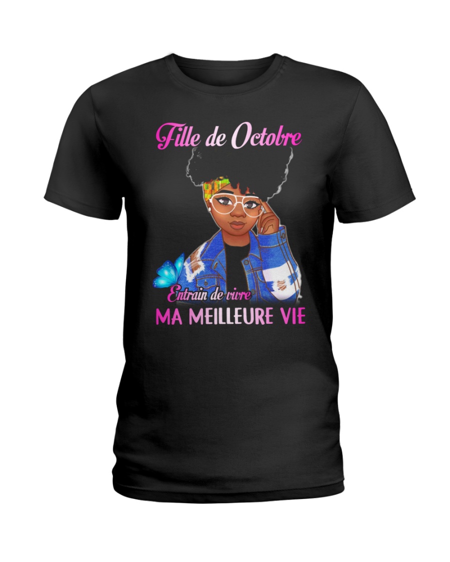 octobre ma meilleure Ladies T-Shirt