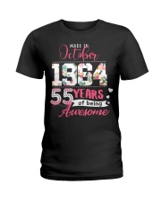 made in october 1964 Ladies T-Shirt front