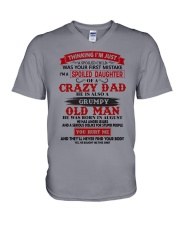 crazy dad august V-Neck T-Shirt thumbnail