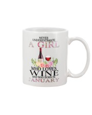 january who loves wine Mug thumbnail