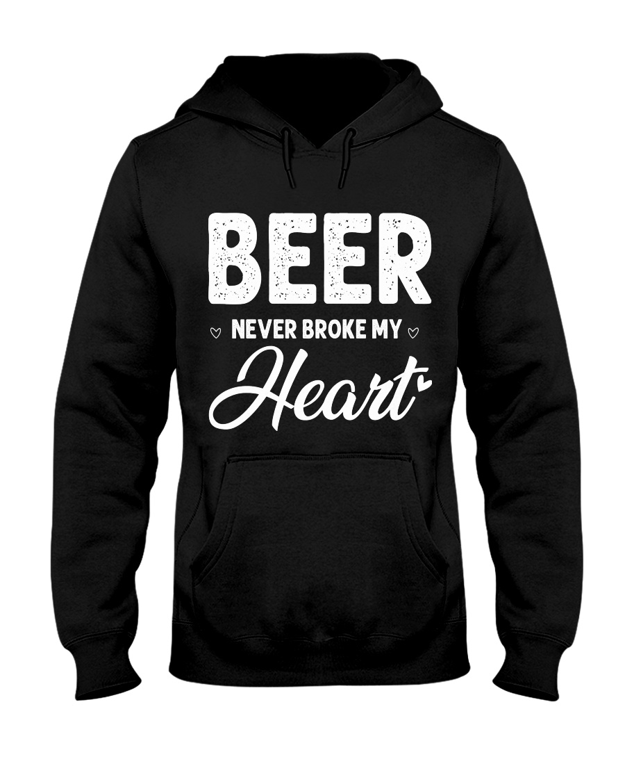 beer never broke my heart Hooded Sweatshirt