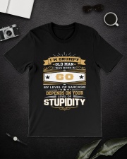 60 grumpy old man Classic T-Shirt lifestyle-mens-crewneck-front-16