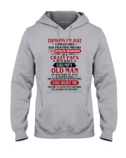 crazy dad born in june Hooded Sweatshirt thumbnail