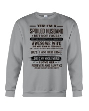 yes i'm a spoiled husband february Crewneck Sweatshirt thumbnail