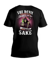 i whisper back bring sake V-Neck T-Shirt thumbnail