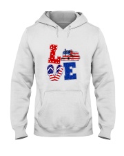 trucker love Hooded Sweatshirt thumbnail