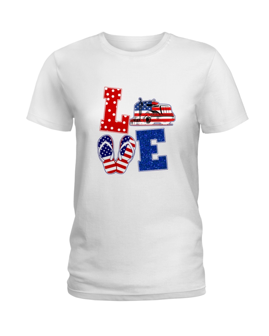 trucker love Ladies T-Shirt