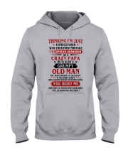 crazy dad born in agust Hooded Sweatshirt thumbnail