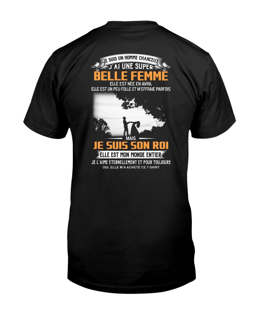 Elle Est Nee En 4 Classic T-Shirt