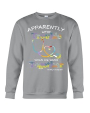 apparently were trouble Crewneck Sweatshirt thumbnail