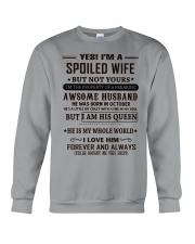 spoiled wife october Crewneck Sweatshirt thumbnail