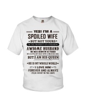 spoiled wife october Youth T-Shirt thumbnail