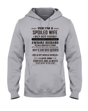 spoiled wife october Hooded Sweatshirt thumbnail