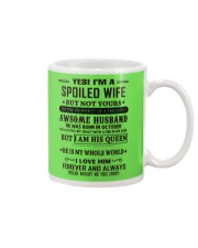 spoiled wife october Mug thumbnail
