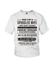 yes i'm a spoiled wife december Youth T-Shirt thumbnail