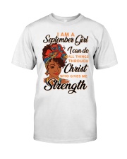 september strength girl Classic T-Shirt front