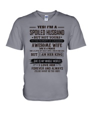 she is a nurse V-Neck T-Shirt thumbnail
