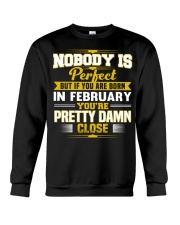 february nobody is perfect Crewneck Sweatshirt thumbnail