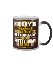 february nobody is perfect Color Changing Mug thumbnail