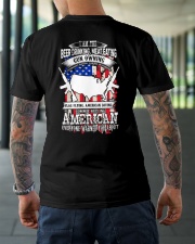 gun owning beer drink Classic T-Shirt lifestyle-mens-crewneck-back-3