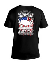 gun owning beer drink V-Neck T-Shirt thumbnail