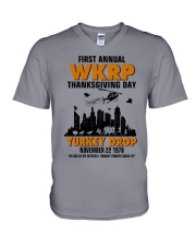 turkey drop V-Neck T-Shirt thumbnail
