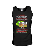 octubre reloj Unisex Tank thumbnail