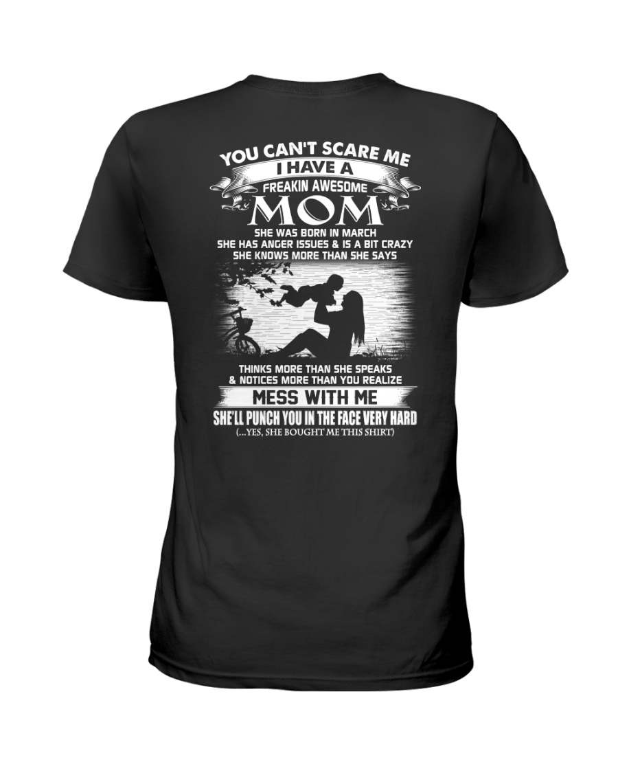 march awesome mom Ladies T-Shirt