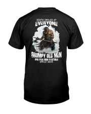 death smiles at everyone grumpy old men october Classic T-Shirt back
